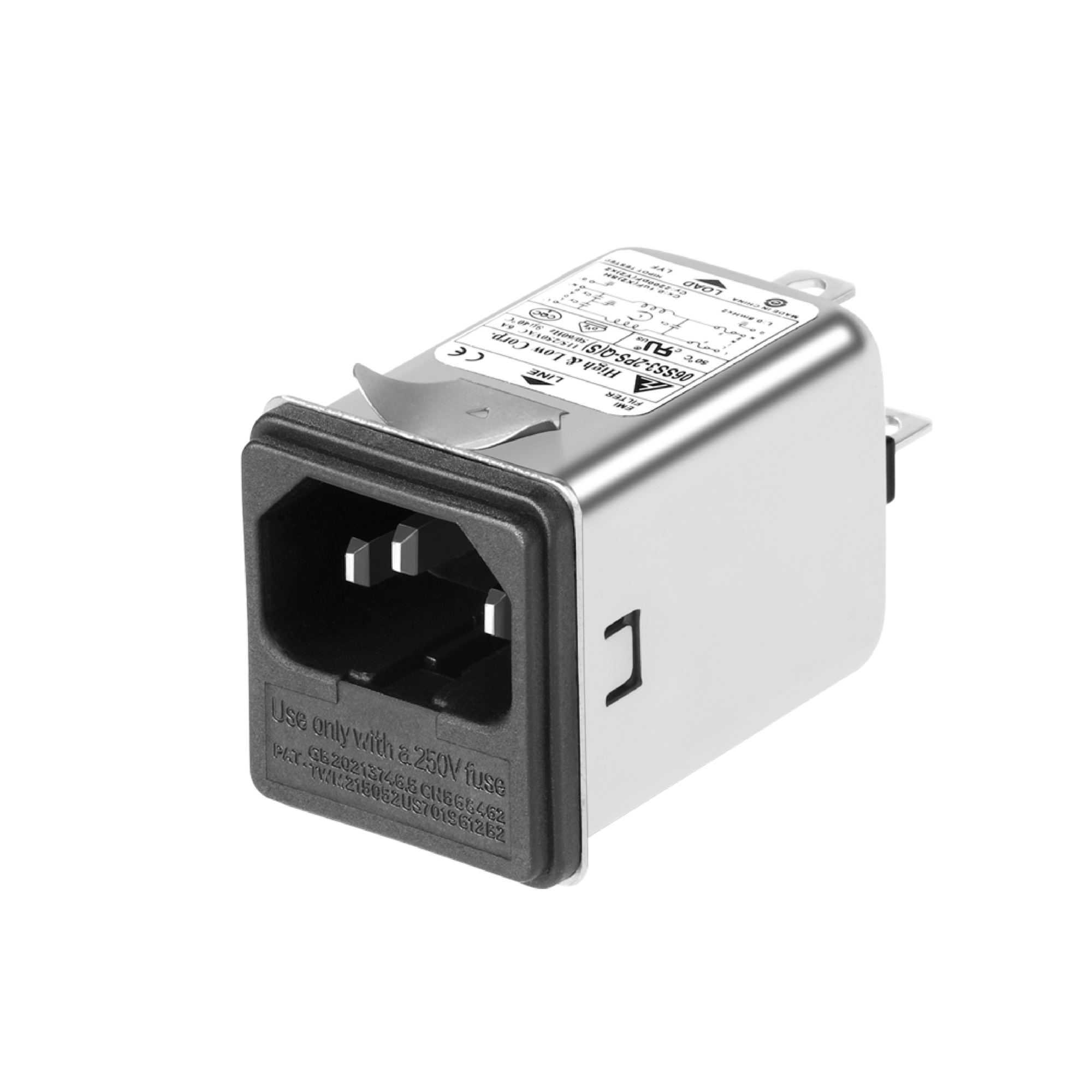 SS3シリーズ_C14（ヒューズホルダー付き・スナップインタイプ）